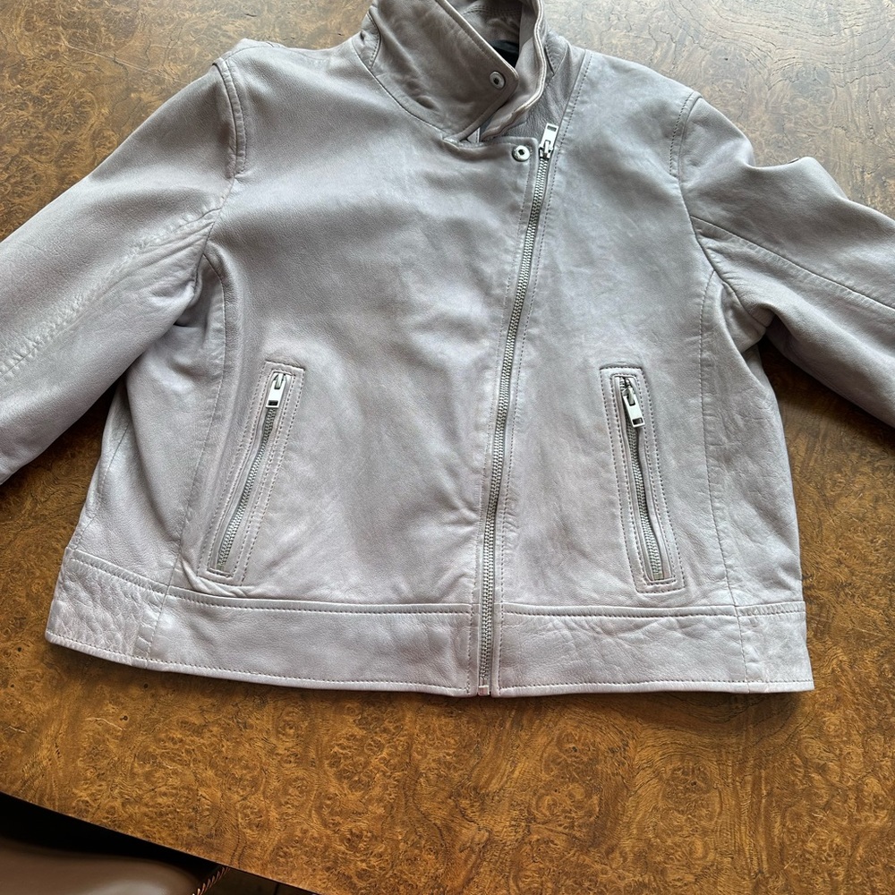 NWT | Mauritius Lambskin Moto Jacket